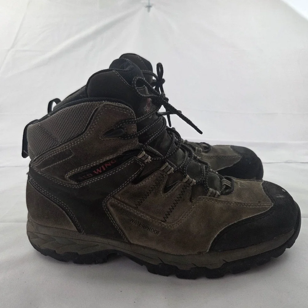 Red Wing 6670 TruHiker Boots Mens 10.5 Steel Toe Waterproof EH Work NO INSOLES